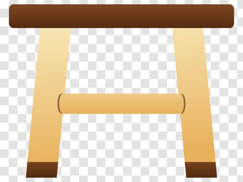 Yellow Angle Pattern - Rectangle - Stool Cliparts Transparent PNG