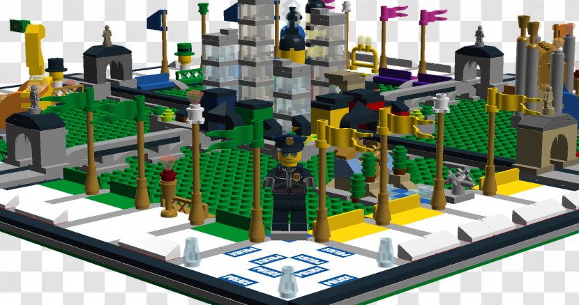 Lego Ideas Monopoly Board Game - Man Transparent PNG