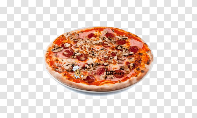 Chicago-style Pizza Salami Ham Quattro Stagioni - European Food - Special Transparent PNG