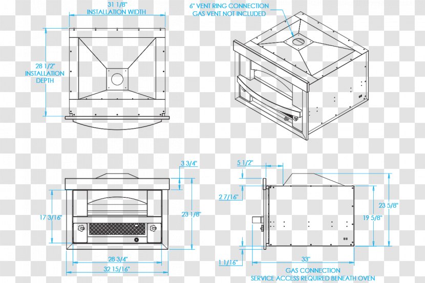 Technical Drawing Diagram Furniture - Line Transparent PNG