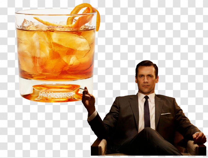 Don Draper Peggy Olson Roger Sterling Joan Holloway Old Fashioned - Old-fashioned Transparent PNG