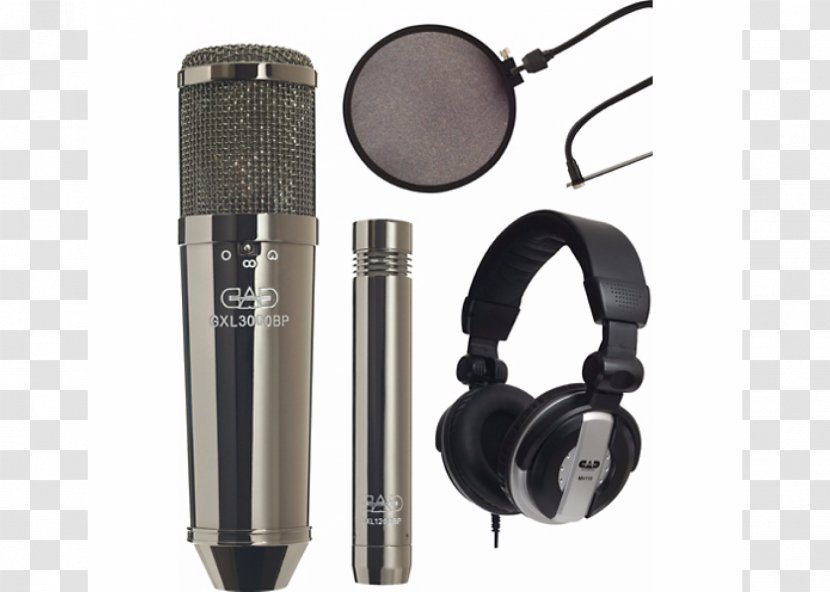 Microphone CAD Audio GXL2200BPSP Condensatormicrofoon - Recording Studio Transparent PNG