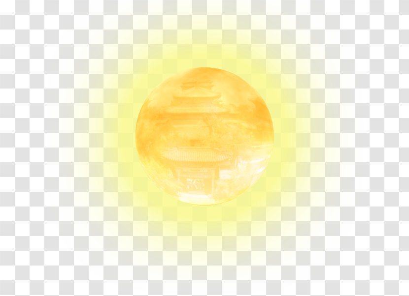 Yellow Sphere Wallpaper - Moon Transparent PNG