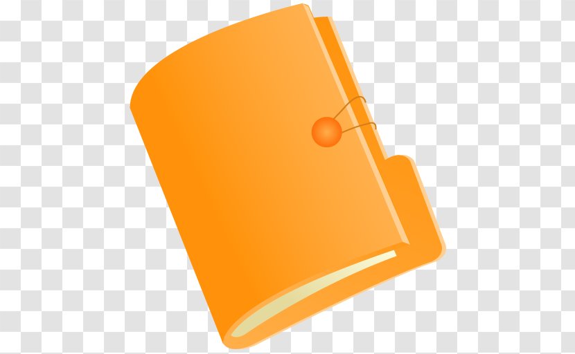 Macintosh Document Directory ICO Icon - Orange - Folder Image Transparent PNG
