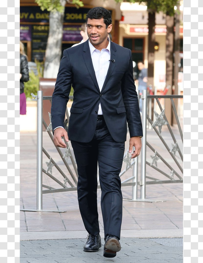 Seattle Seahawks NFL Suit Quarterback American Football Player - Russell Wilson - Michael Fassbender Transparent PNG