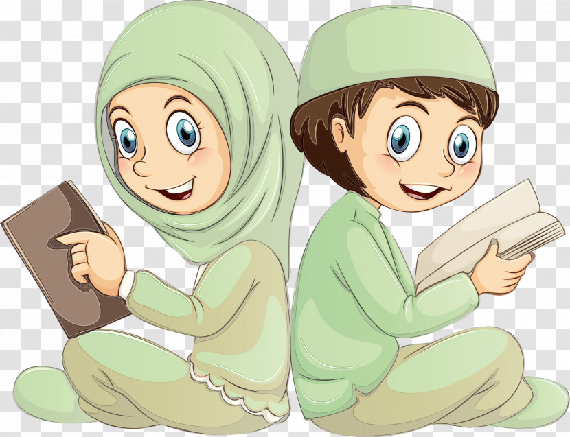 Cartoon Animation Sharing Transparent PNG