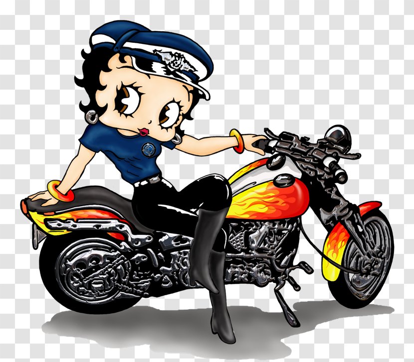 Betty Boop Motorcycle Accessories Motor Vehicle Transparent PNG