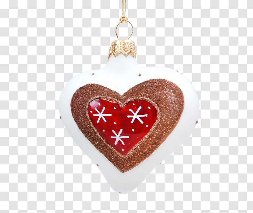 Christmas Ornament Heart Transparent PNG