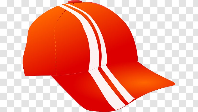 Baseball Cap Hat Clip Art - Red Cloth Belt Transparent PNG