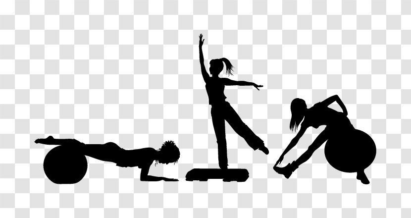 Aerobics Aerobic Exercise Silhouette - Happiness Transparent PNG