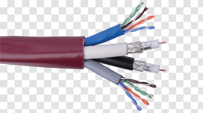 Electrical Connector Wire Network Cables Category 6 Cable Twisted Pair - Wires - Sweep Transparent PNG