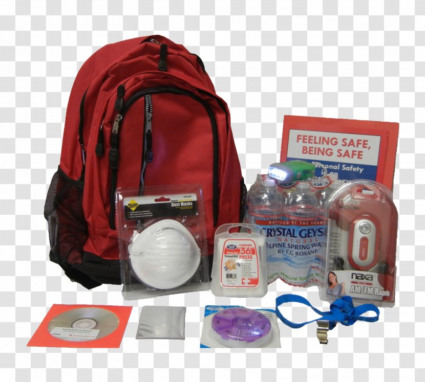 Survival Kit Emergency Backpack Dinosaur Planet Bag Transparent PNG