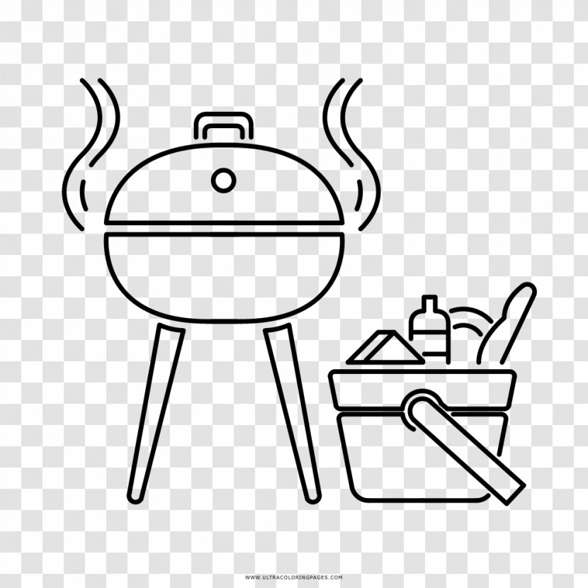 Churrasco Barbecue Drawing Food - Roasting Transparent PNG