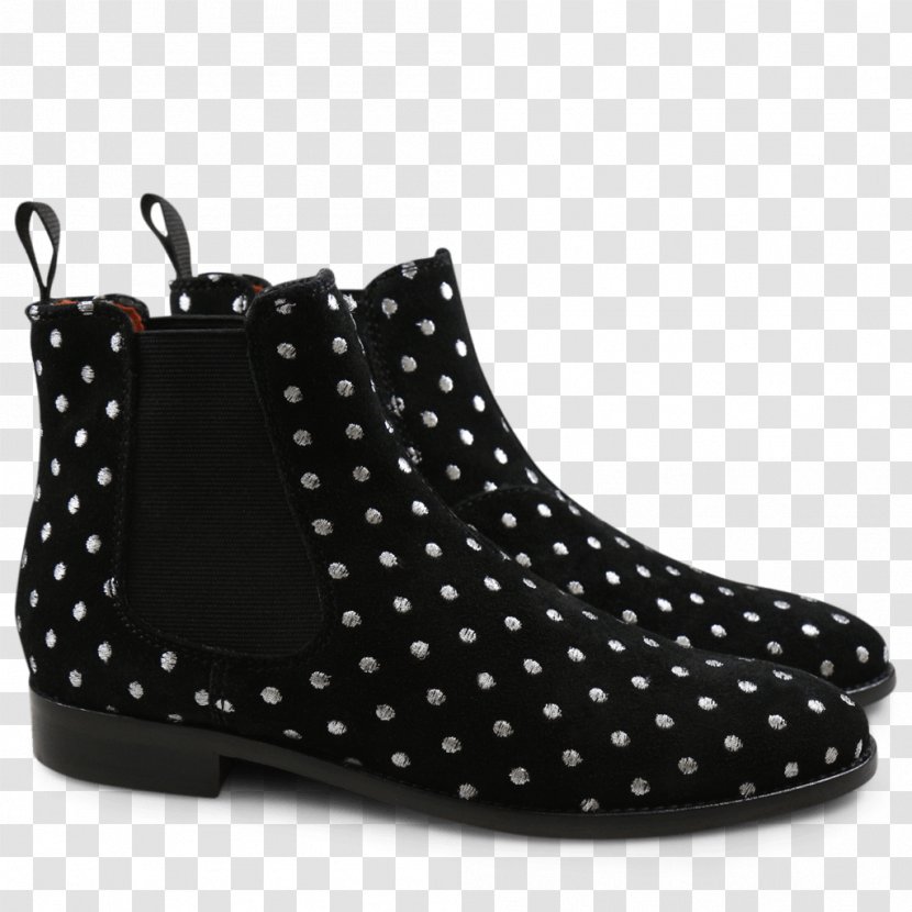 Polka Dot Suede Boot Shoe Walking - Footwear Transparent PNG