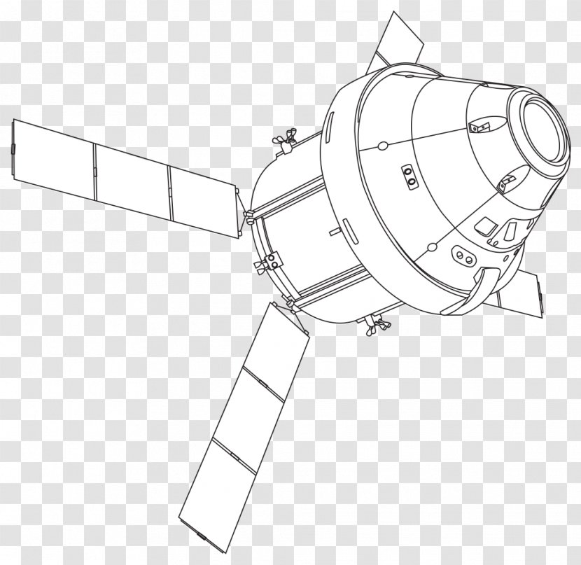 NASA Insignia /m/02csf Design Line Art - Cartoon - Orion Capsule Dimensions Transparent PNG