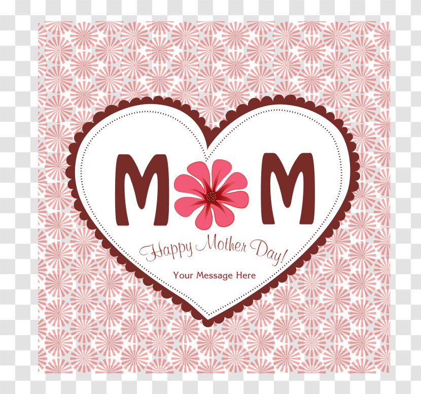 Mother's Day Clip Art - Poster - Heart-shaped Pattern Transparent PNG