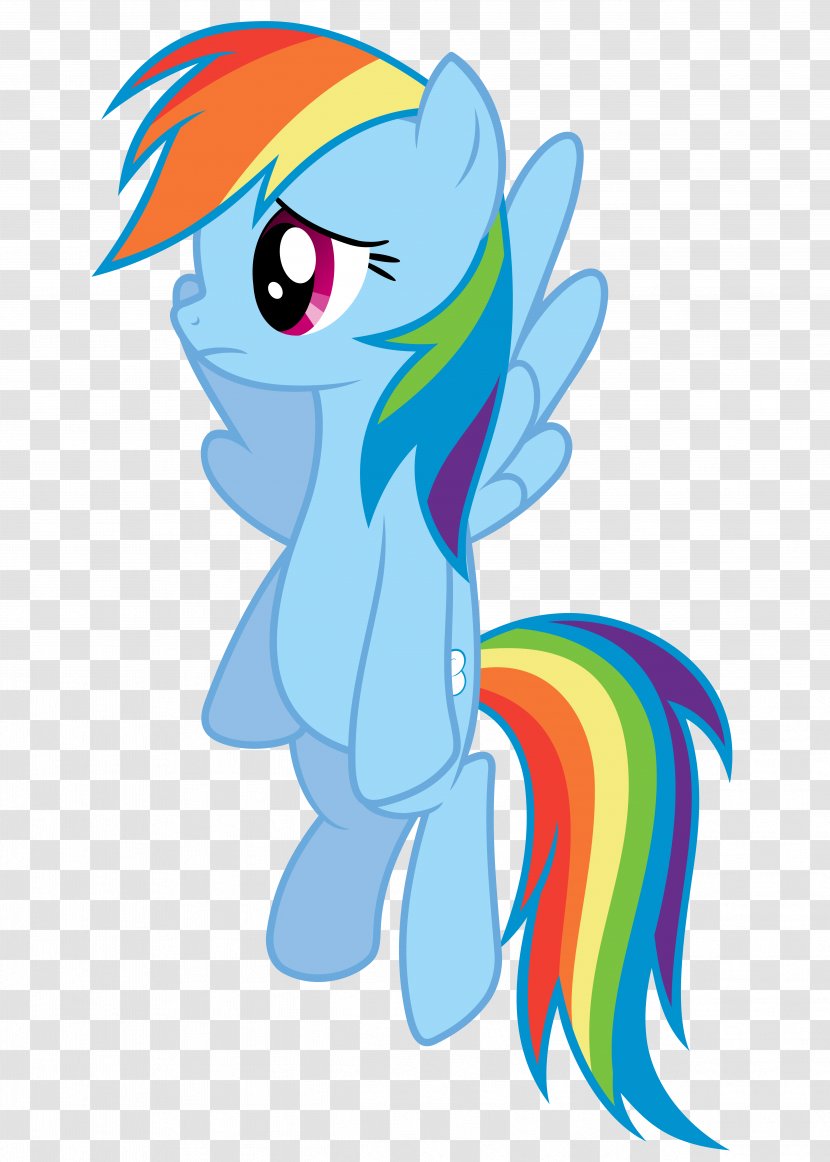 Pony Rainbow Dash Applejack Rarity - Cartoon Transparent PNG