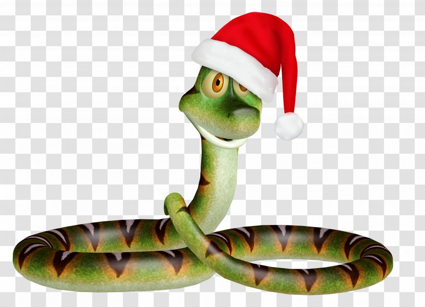 Grass Snake Ded Moroz New Year Transparent PNG