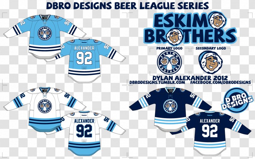 Beer League Logo Jersey Ice Hockey Sport - Top - Design Transparent PNG