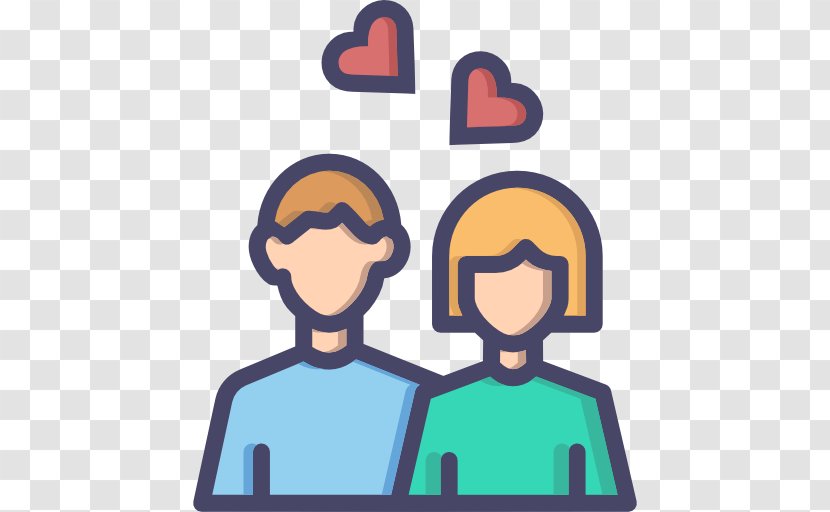 Couple Icon - Cartoon - Heart Transparent PNG