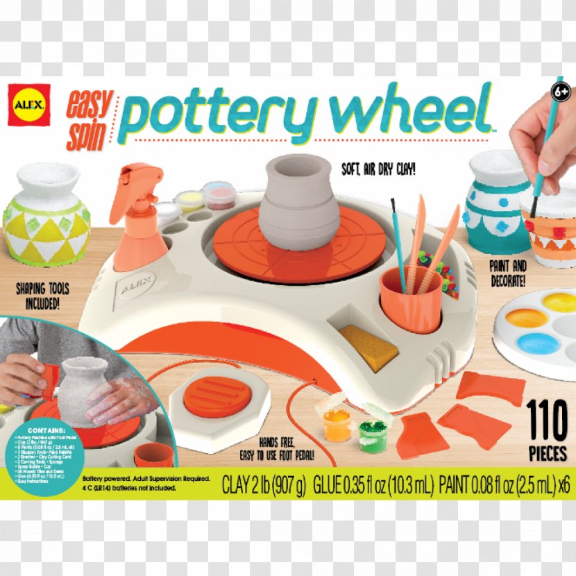 Pottery Potter's Wheel Ceramic Educational Toys Clay - Cuisine Transparent PNG