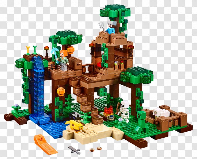 LEGO 21125 Minecraft Jungle Tree House Lego - Play Transparent PNG