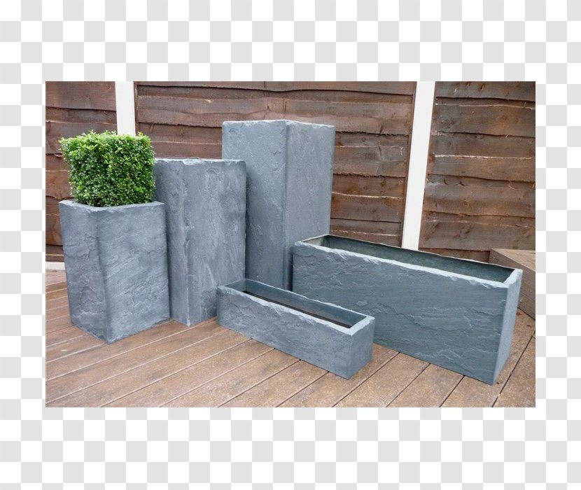 Flowerpot Garden Rock Plastic Window Box - Granite Transparent PNG