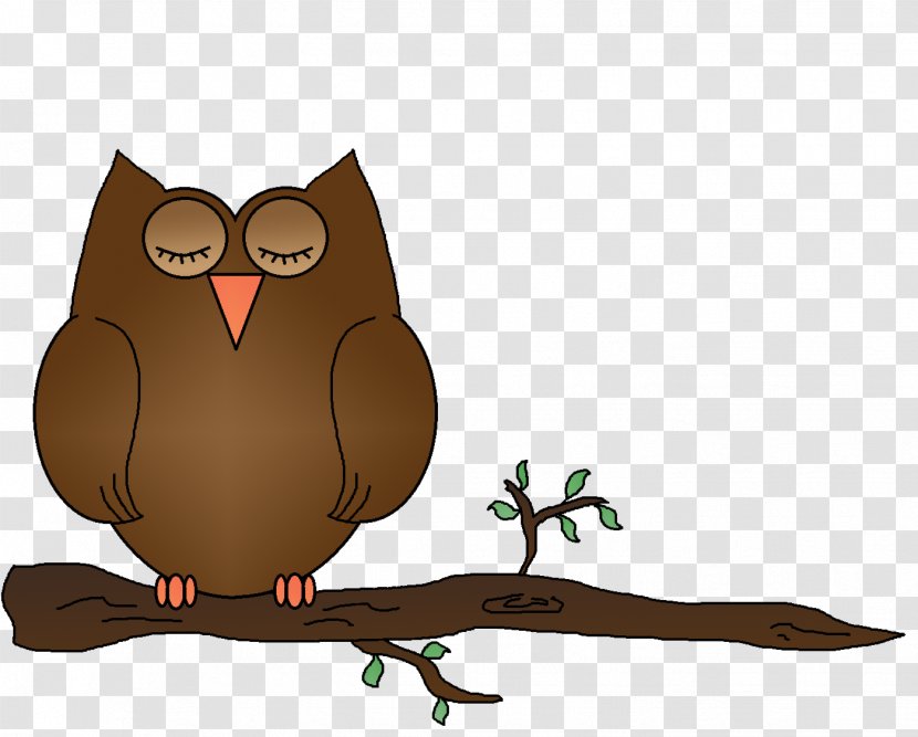 Owl Sleep Clip Art - Wood - Owls Transparent PNG
