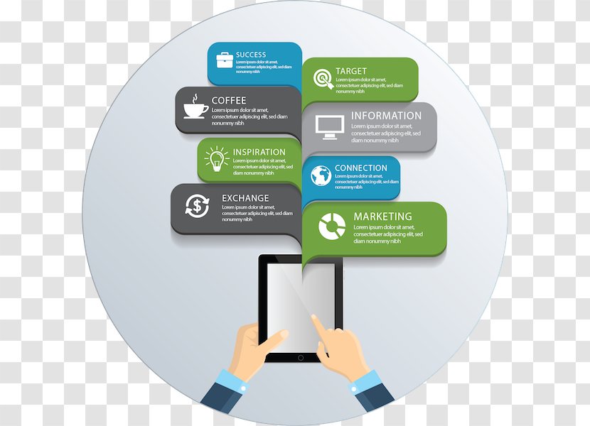 Infographic Tablet Computers Information Business - Diagram Transparent PNG