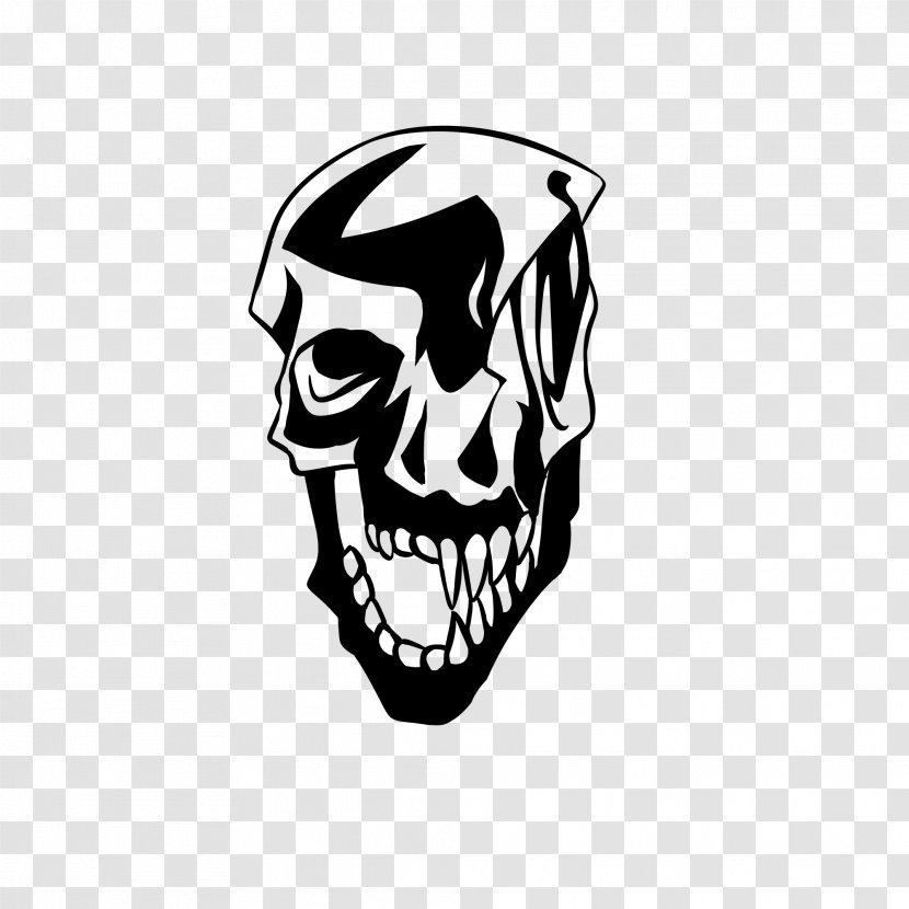 Jaw Logo Skull Font Transparent PNG