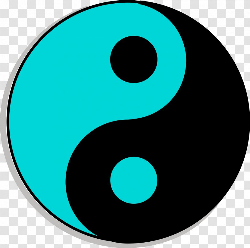 Yin And Yang Chinese Dragon Clip Art - Symbol Transparent PNG