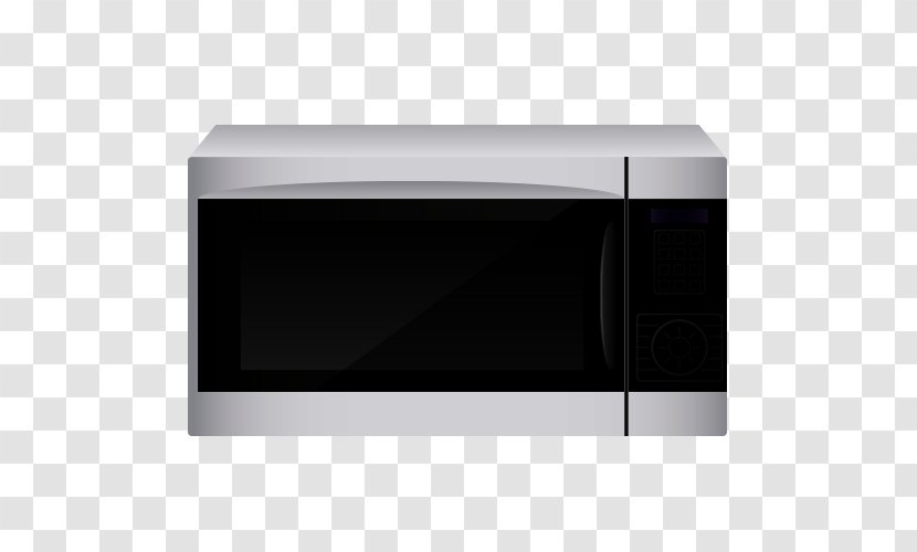 Black And White Angle - Cartoon Microwave Transparent PNG