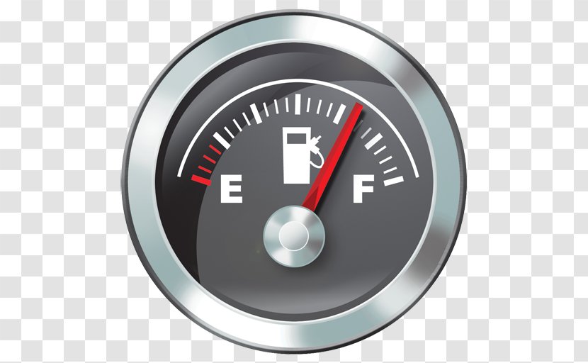 Car Fuel Gauge Gasoline & Tanks - Speedometer Transparent PNG