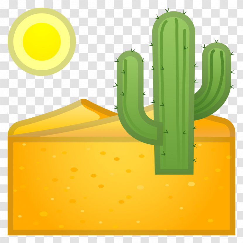 Emoji Domain Desert Succulent Plant - Emojipedia Transparent PNG