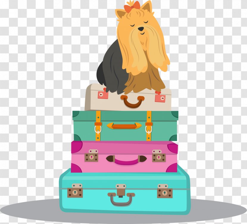 Baggage Suitcase Bag Tag Clip Art - Birthday Cake Transparent PNG