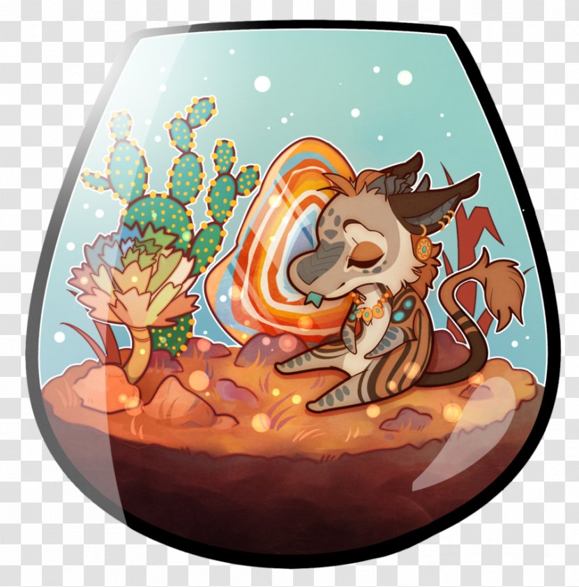 Terrarium Incandescent Light Bulb Drawing Commission - Cartoon Transparent PNG