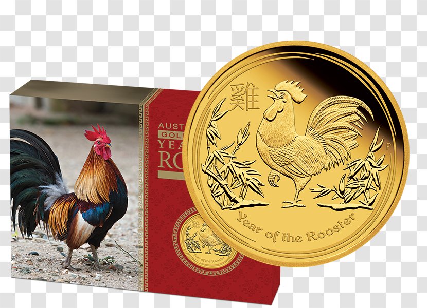 Perth Mint Rooster Seaside Edelmetalle Gold Coin - Silver Transparent PNG