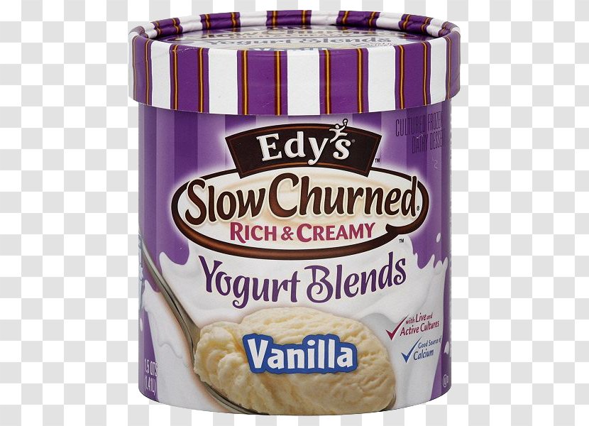 Ice Cream Breyers No Sugar Added Dreyer's Vanilla - Flavor Transparent PNG
