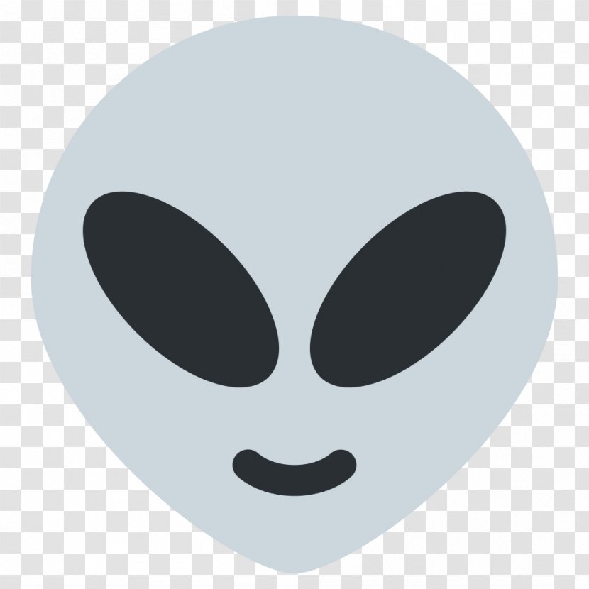 Emoji Extraterrestrial Life English Text Messaging - Nose - Face Transparent PNG