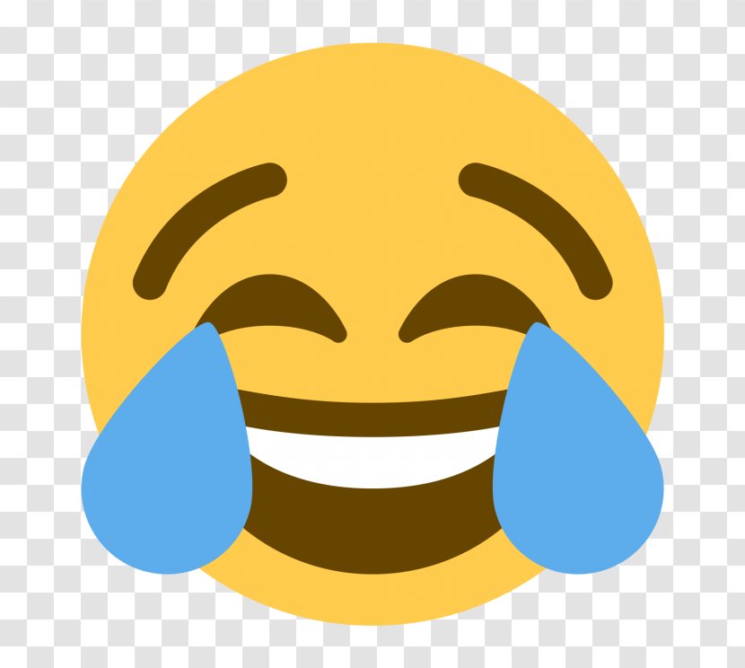 Face With Tears Of Joy Emoji Emoticon Laughter Crying - Smiley Transparent PNG