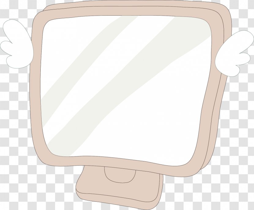 Mirror Vecteur - White - Vector Beautiful Transparent PNG