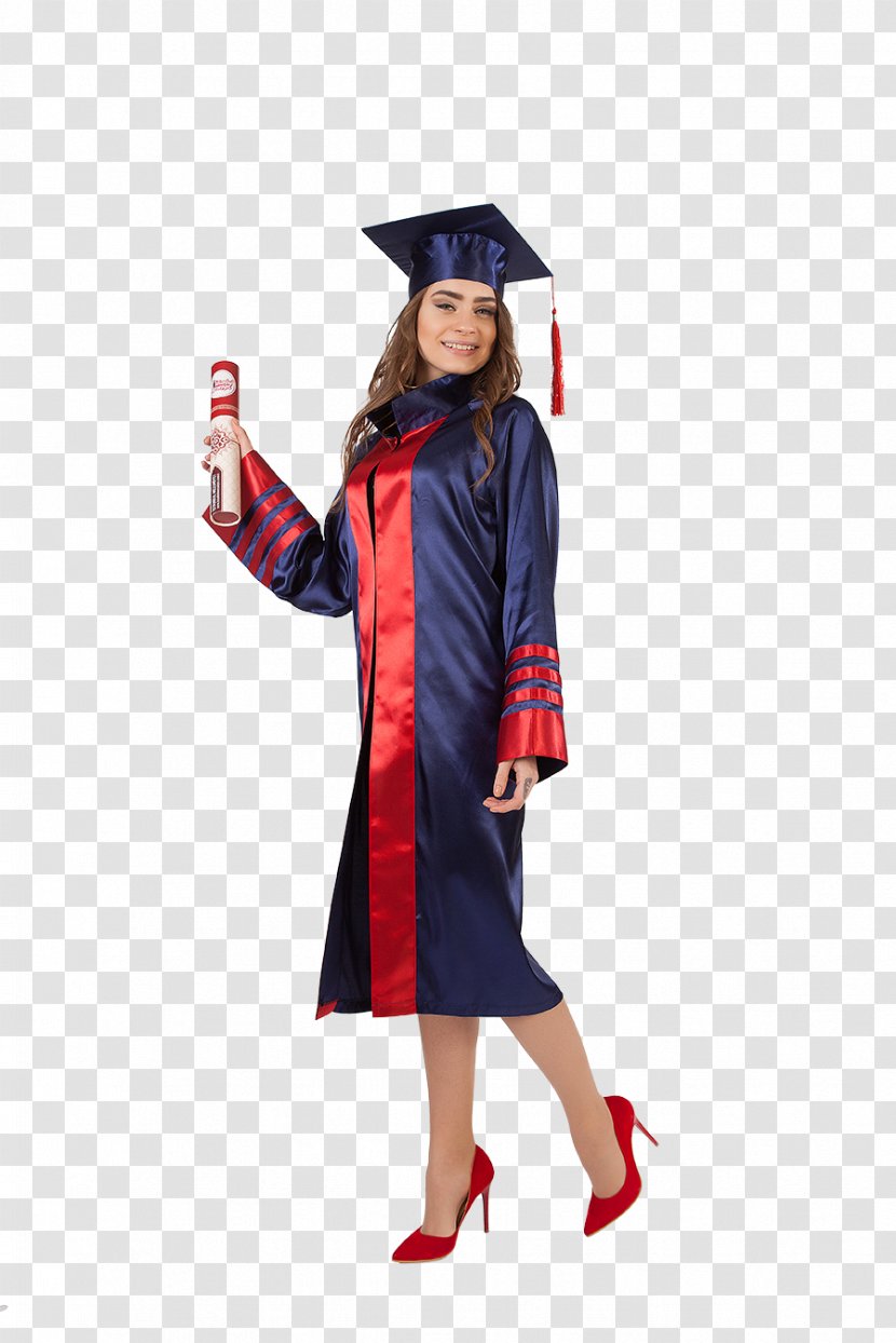 Robe Graduation Ceremony Academician Academic Dress Square Cap Transparent PNG