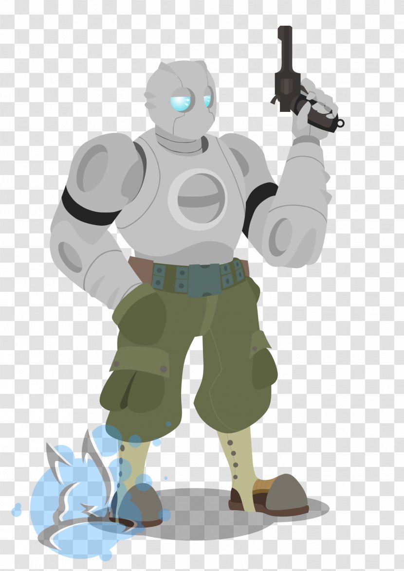 Robot Atomic Robo Figurine Character - Fiction Transparent PNG