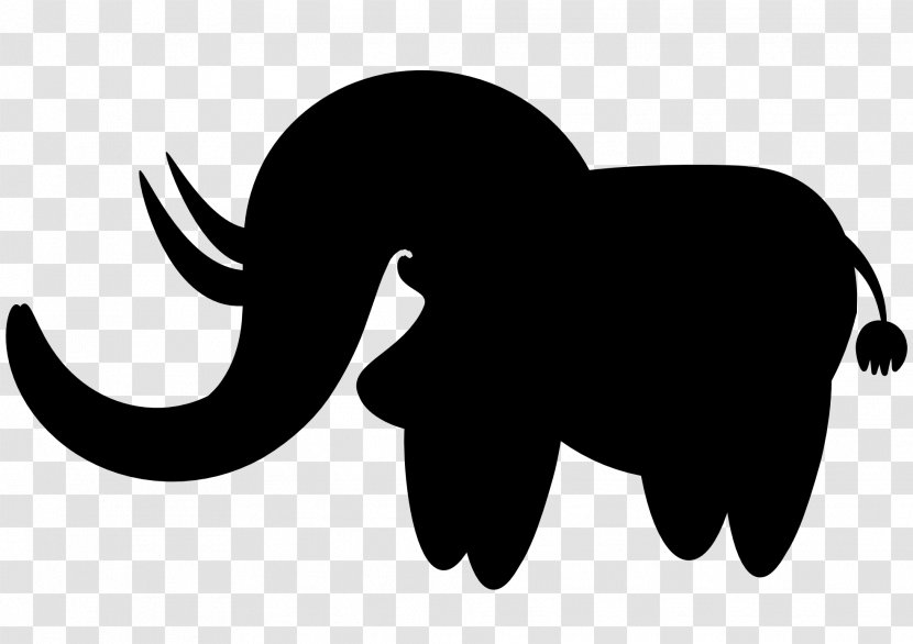 Black Indian Elephant Inkstick African - Elephants And Mammoths - Photography Transparent PNG
