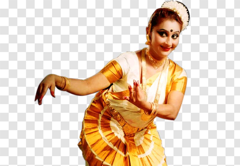 Manju Warrier Mohiniyattam Dance - Silhouette - Heart Transparent PNG