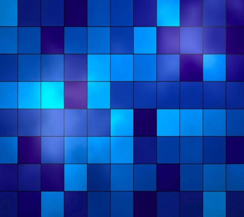 Glass Tile Blue Floor Mosaic - Ceramic Transparent PNG