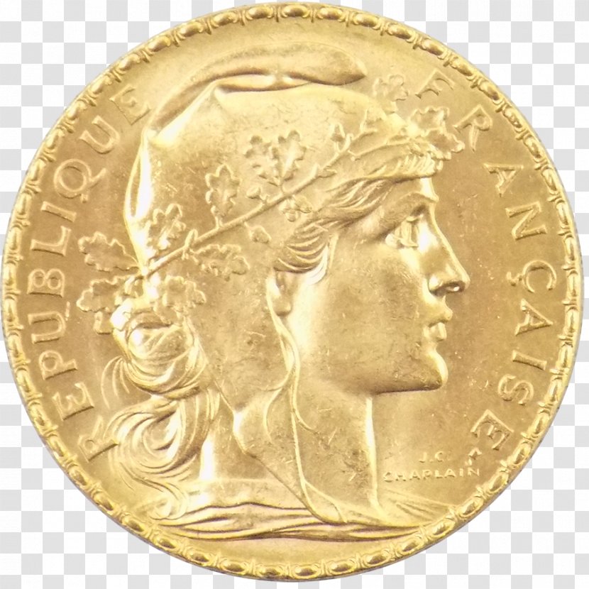 Coin Gold Medal Bronze 01504 - Coins Transparent PNG