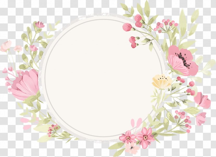 Pink Clip Art Flower Plant - Paint Transparent PNG