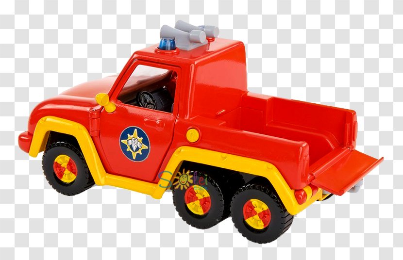 Model Car Firefighter Fire Engine Vehicle - Figurine Transparent PNG