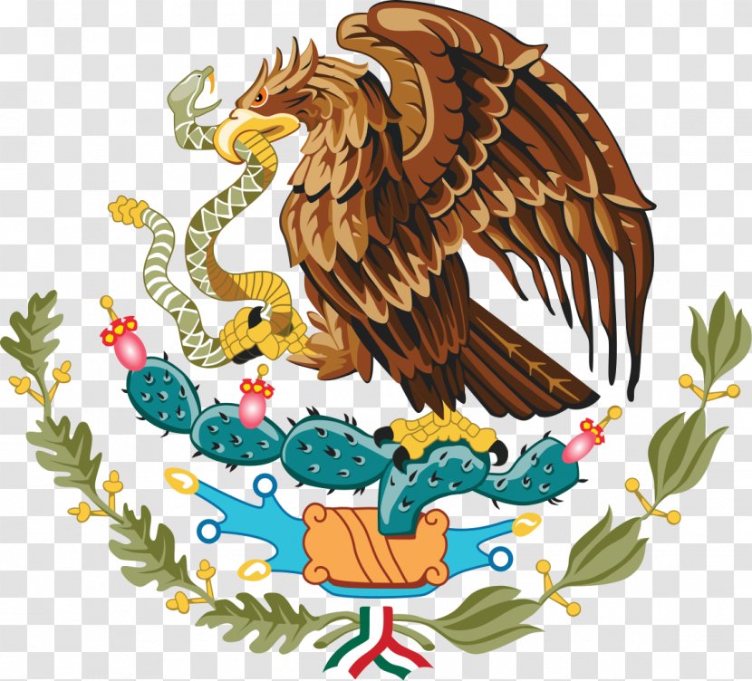 Flag Of Mexico Tenochtitlan Coat Arms - National - Usa Gerb Transparent PNG